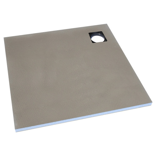 The Orbry Wet Room Shower Tray with Corner Drain