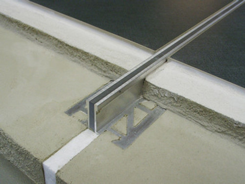 Dural Duraflex Aluminium Expansion Joint in dark grey