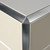 Genesis EAT Aluminium Angle Trim shown here on the corner of a tiled surface