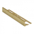 Dural Durosol DSM Solid Brass Straight Edge Tile Trim