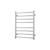 ThermoSphere straight round heated towel rail (700 x 530)
