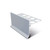 Matt Silver Genesis BAF Aluminium Balcony Angle Tile Trim