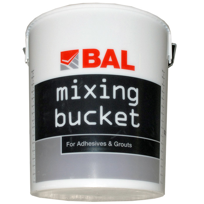 The BAL Mixing Bucket is ideal for the mixing of tile adhesives, tile grouts, and even floor levelling compounds.