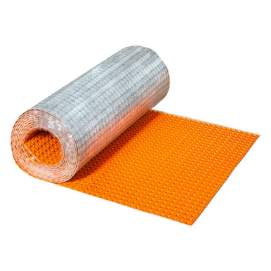 A roll of Schluter Ditra Heat Duo PS self adhesive matting