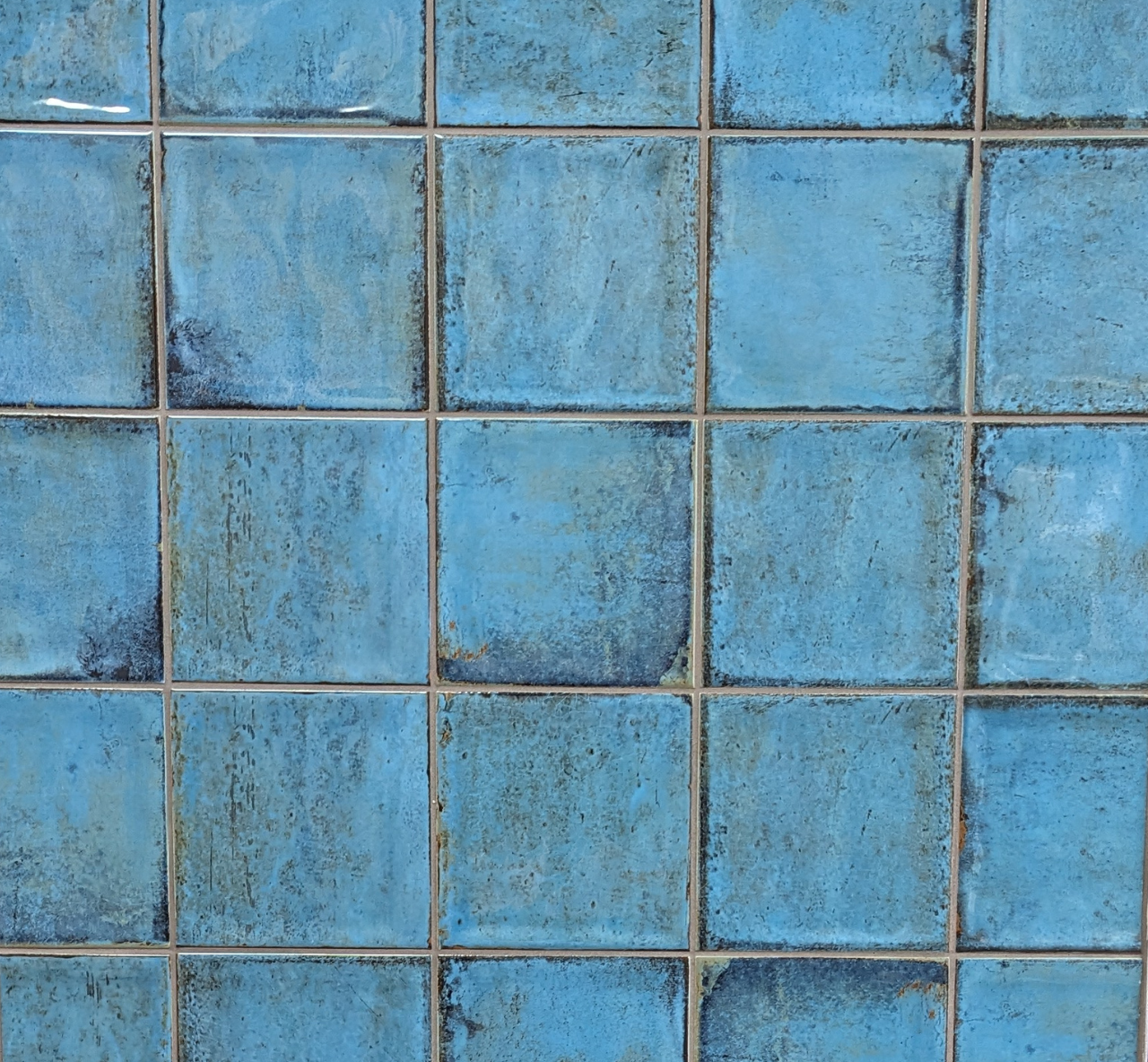 Vintage Blue rustic square wall tiles
