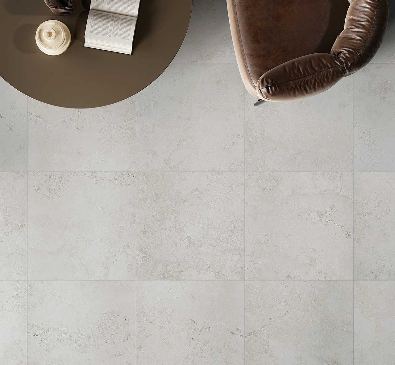 Travertino Bianco Travertine Wall & Floor Tiles used as grey travertine floor tiles