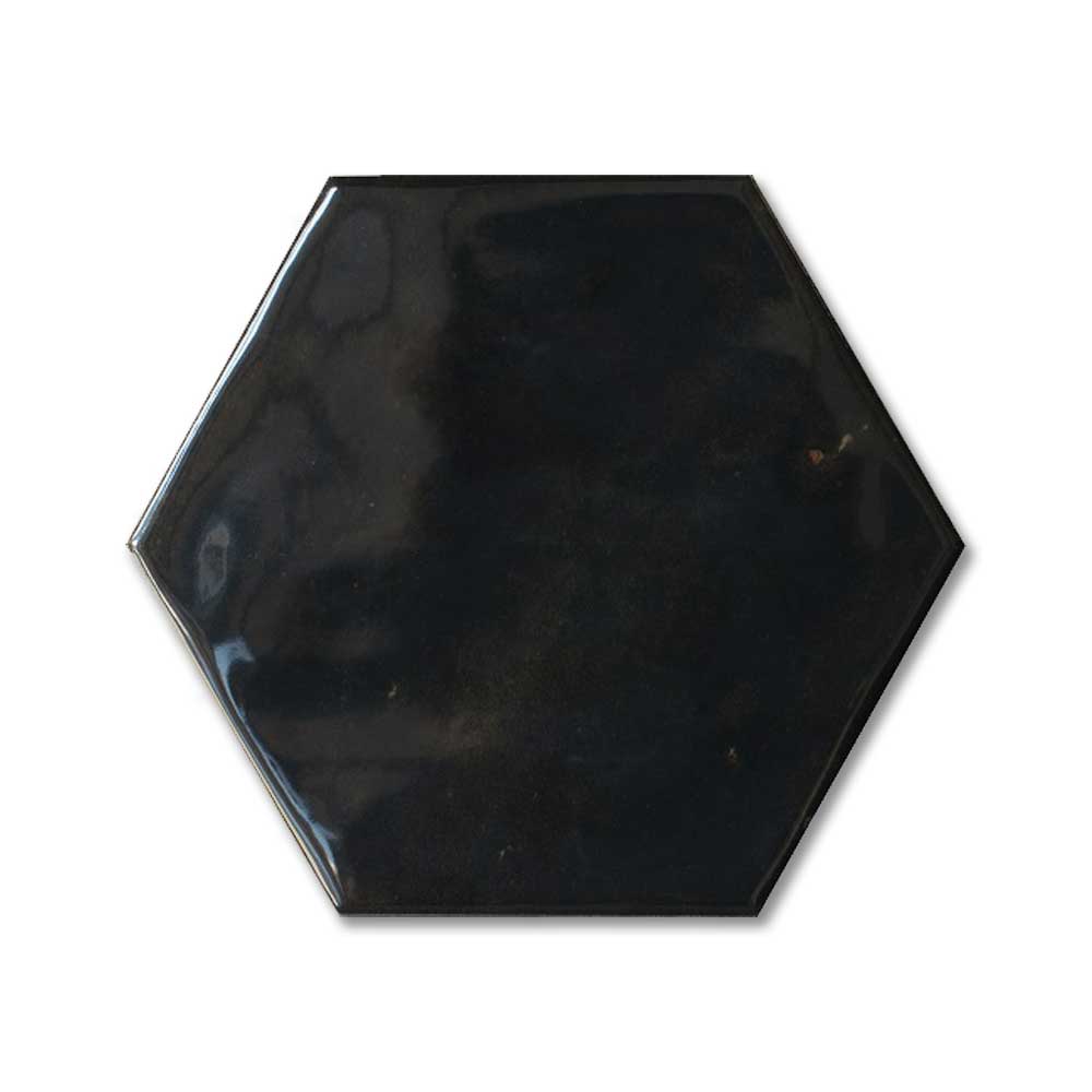 Bali Black Hexagon Wall Tiles (30cm x 7.5cm)