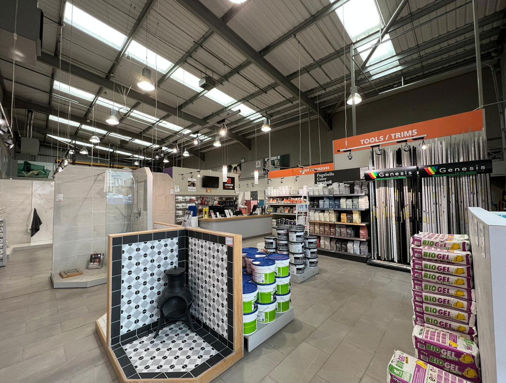 tilers supplies and trade items at The London tile company in hedge end