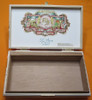 My Father Cigars Le Bijou 1922 White Petite Robusto Cigar Box for Storing Decants - Wooden With Beautiful Decoration