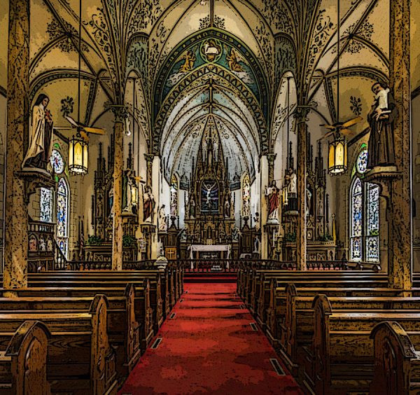 Midnight Mass at Old St. Marys