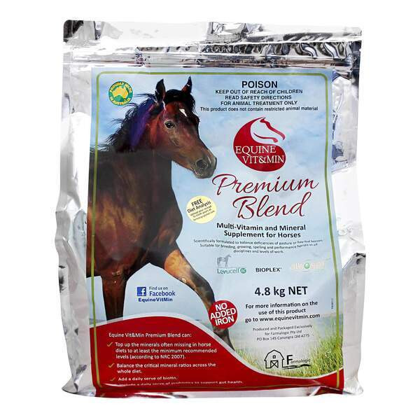 Equine Vitamin and Mineral Premium Blend 4.8 kg Aussie Saddlery