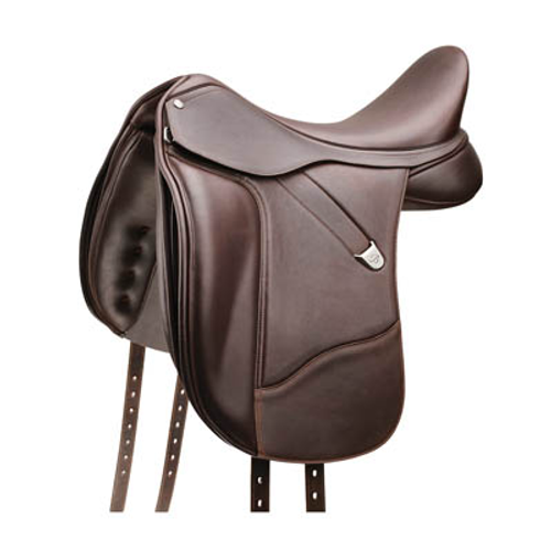 Bates Dressage Saddle + Luxe Leather with HART EX DEMO Brown 17.5" FREE SADDLE COVER 