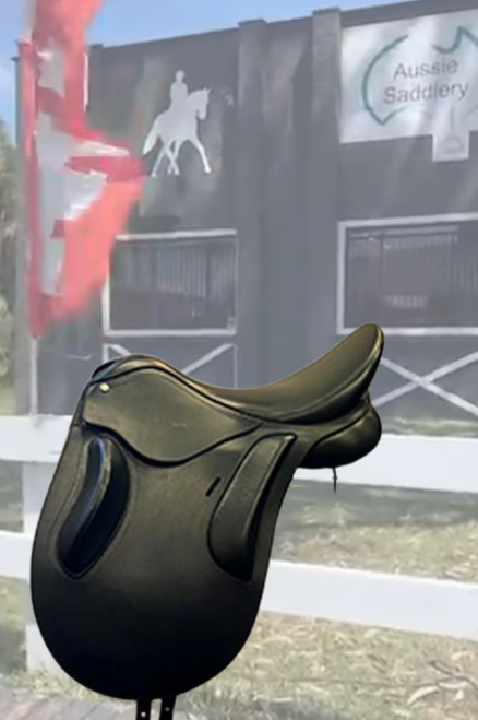 Bates Versa Saddle DEMO Black 17.5" with FREE SHIPPING AUSTRALIA WIDE