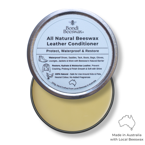 Bondi Beeswax All Natural Beeswax Leather Conditioner 100g