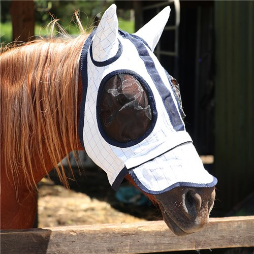 Ripstop Fly Mask With Ears and Nose Protector 