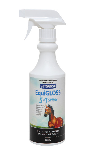 Vetsense Equigloss 5 in 1 Spray 500ml 