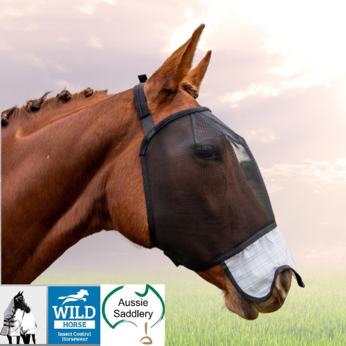 Wild Horse Fly Veil with Ripstop Nose FV3