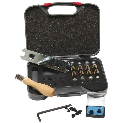 Set Completo Horze Easy Stud – Borchie Per Cavallo In Erba, Ghiaccio E Cieche, Con Chiavi E Custodia