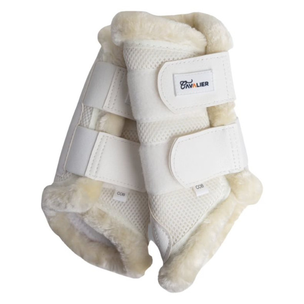 Equestrian Value Brushing Boots White