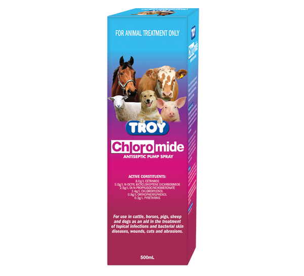 Troy Chloromide Antiseptic Spray 500ml