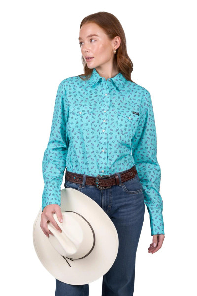 Ladies Janice Long Sleeve Western Shirt