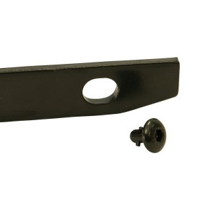 Tekna S Series Gen 1 gullet plate has OVAL shaped holes. Screws not included. 