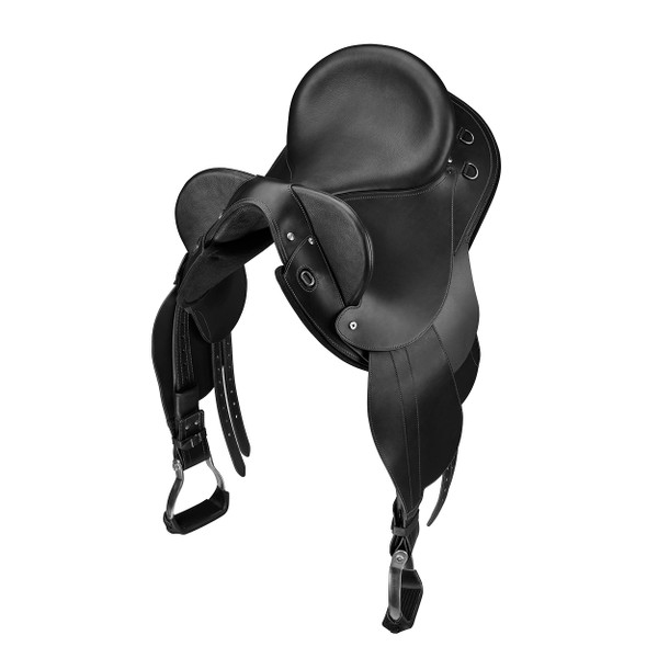  Bates Kimberley Half Breed Saddle CLEARANCE STOCK Black Medium SHORT FREE SHIPPING ANYWHERE AUSTRALIA WIDE