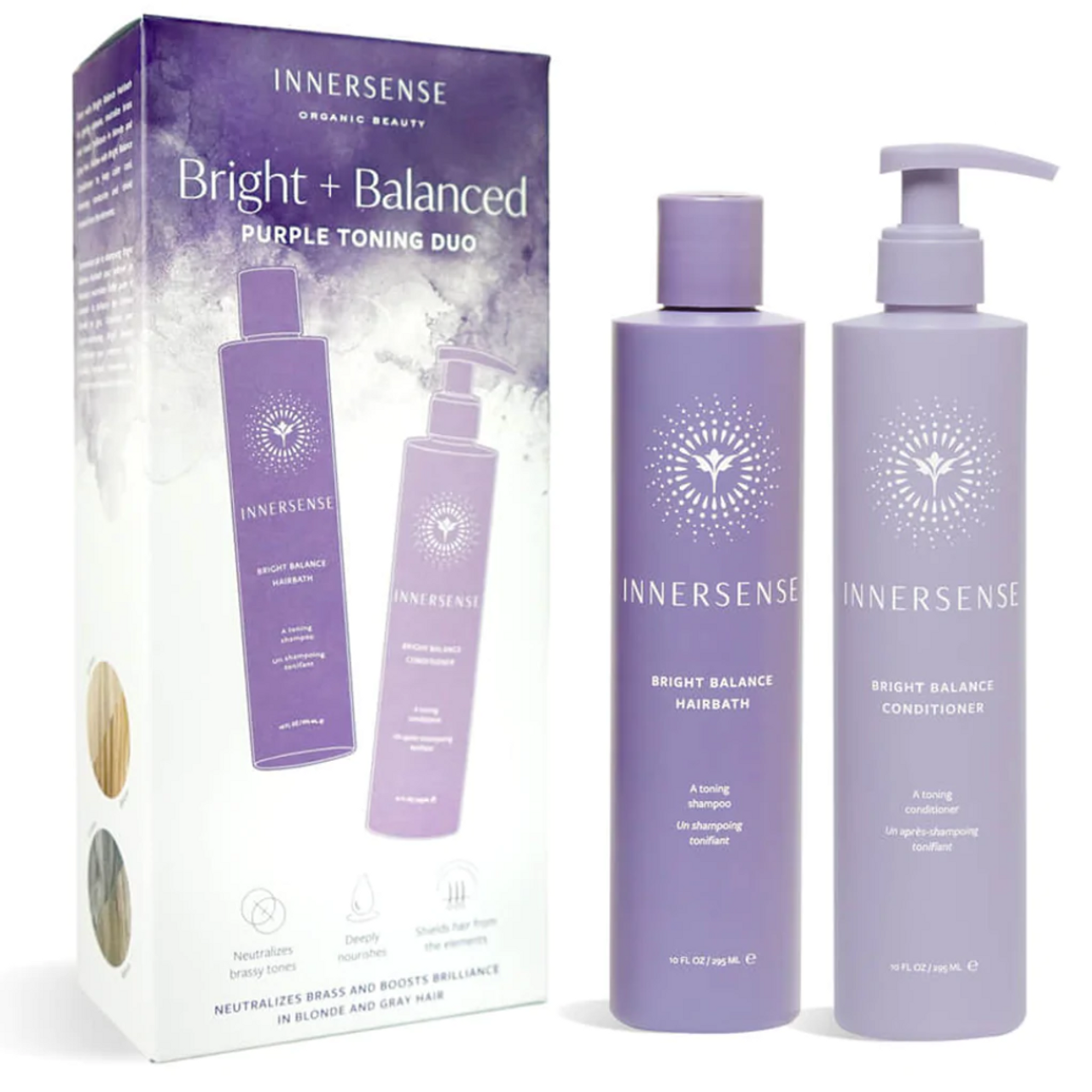 Innersense Organic Beauty - Bright + Balanced Purple Toning Duo