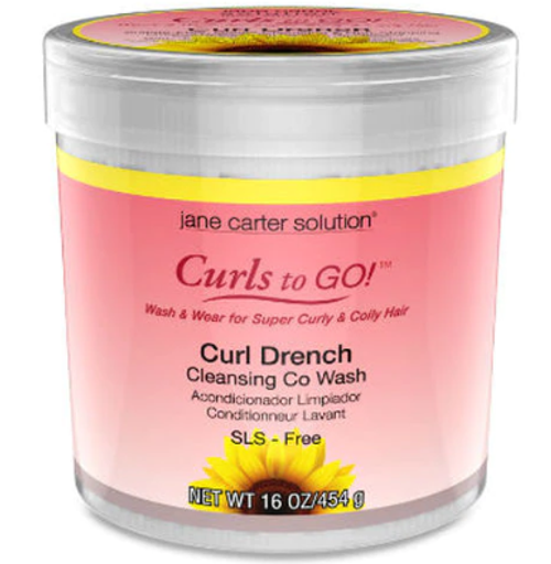 Jane Carter Solution - Curls To Go Drench Cleansing Co-Wash (16oz)