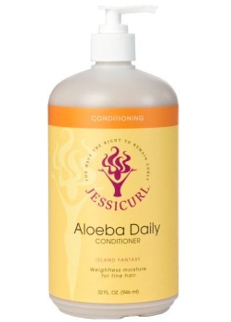 Jessicurl Aloeba Daily Conditioner (Citrus Lavender - 32oz , Gluten Free)
