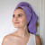 Tee-Owels T-shirt Hair Towel (Lilac) - Short to shoulder