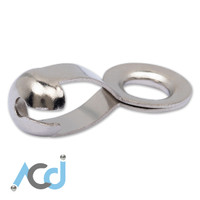 Ball Chain [2.4 to 6.5mm] Jump Coupling Connectors - Stainless Steel