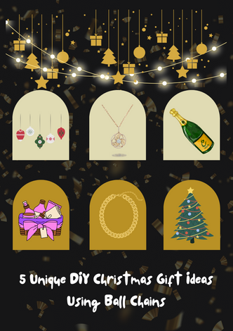 5 Unique DIY Christmas Gift Ideas Using Ball Chains