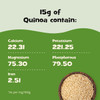 Nourish You Organic White Quinoa Seeds|1000gm|2.43 lbs