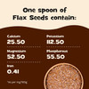 Nourish You Flax Seeds - Alsi Seeds | 100% Organic Flax Seeds for Hair Growth | Raw Seeds for Eating | Source of Iron & Dietary Fibre | Rich in Protein|1 kg|2.43 lbs