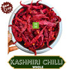 TheMasalewale's Kashmiri Red Chilli Whole | Organic | Stem-less | New Crop 2025 | HandPicked | Non-Spicy Only Colour|1kg|2.43 lbs