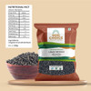 GOD CHOICE ORGANIC FARMS Unpolished Black Urad Dal Whole|500gm|1.22 lbs
