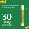 Honey Sticks (By Honey Twigs) - Lemon Infused Honey to support immunity|30 Count Single Serve Honey Straws - 8.47 oz per pack (8g per stick) |240 g