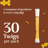 Honey Sticks (By Honey Twigs) - Cinnamon Infused Honey|30 Count Single Serve Honey Straws - 8.47 oz per pack (8g per stick)|240 g|8.47 Oz