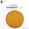CARMEL ORGANICS Fenugreek Seeds|340gm|11.99 Oz