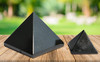 Real Crystal Black Tourmaline Orgonite Pyramid, Healing Crystal Pyramid for Meditation, Motivation, Positivity - Handmade in India|1 piece|8.82 Oz