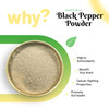 Pure & Sure Organic Black Pepper Whole|100gm|3.53 Oz