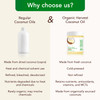 Organic Harvest Extra Virgin Coconut Oil: 100% Pure | For Hair & Skin, Coconut Virgin Oil for Baby Massage, 100% American Certified Organic, Paraben & Sulphate-free|200 ml| 6.7 FlOz