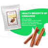BAKE KING 100% Organic & Premium Cinnamon Sticks|3.52Oz|0.22lbs