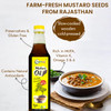 Nutriorg Cold Pressed 100% Organic Mustard Oil 1 L | Natural Filtration for Nutrients Retention | Essential Cooking Purpose | Unrefined | Can be Used for Hair & Skin|32.4192Oz|2.0262lbs