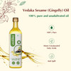 Amazon Brand - Vedaka Cold Pressed Sesame Oil Bottle (Gingelly) | 1L | 33.81 fl oz [Fit Tuber Recs]