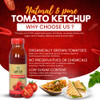 NAPUOR Organic Tomato Sauce - Certified Organic , No Preservatives or Chemicals(440gm)|15.488Oz|0.968lbs