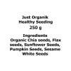 Just Organik Organic Healthy Seeding Seeds Mix|8.8Oz|0.55lbs