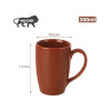 Cello Tierra Porcelain Coffee/Tea Porcelain Mug (Brown) | 300 ml | 10.14 fl oz [Fit Tuber Recs]