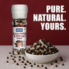 Keya Black Pepper & Rock Salt Grinder | Exotic Spices Blend Perfect for Soups, Meats, Stews, Chutneys | 80gm | 2.82 oz [Fit Tuber Recs]